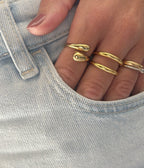 Anello gocce contrariè