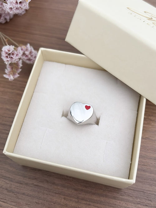 Anello chevalier cuore