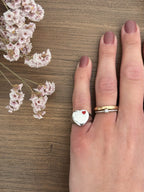 Anello chevalier cuore