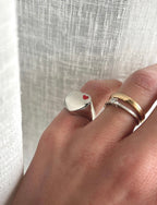 Anello chevalier cuore
