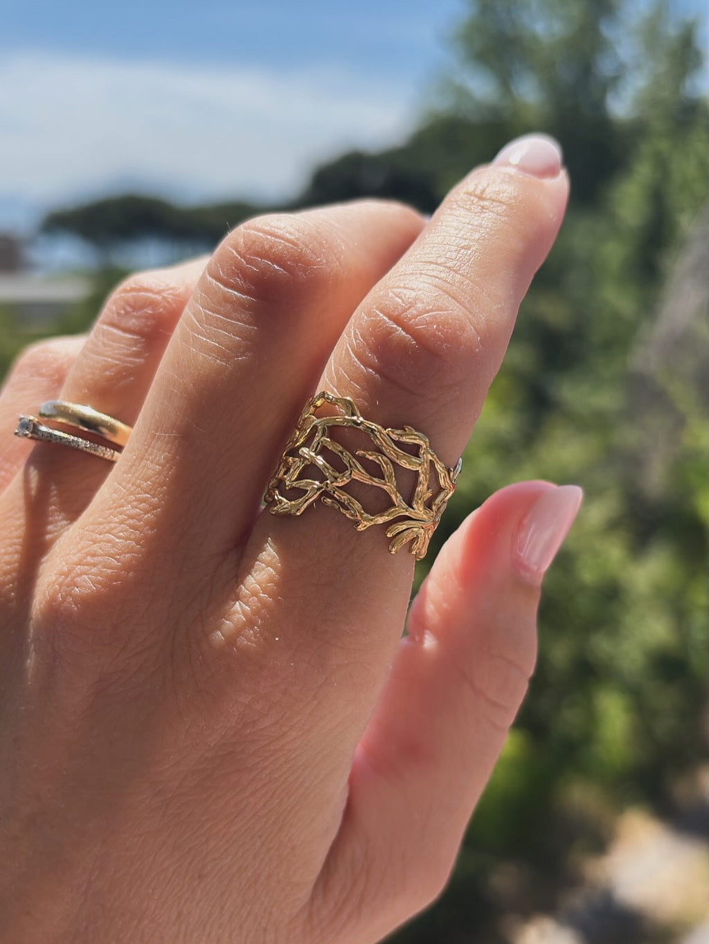 Anello corallo