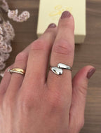 Anello gocce contrarié