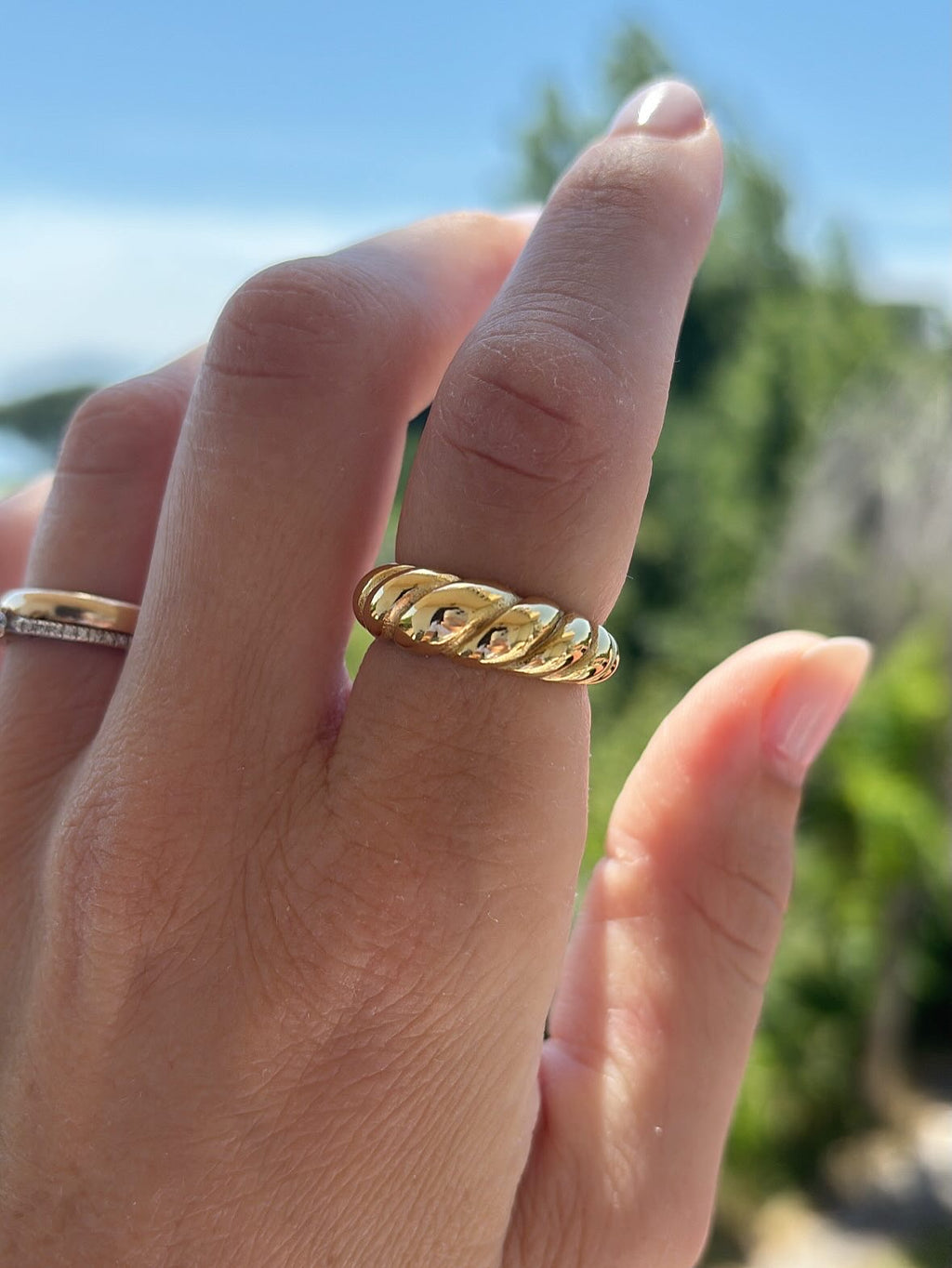 Anello treccia