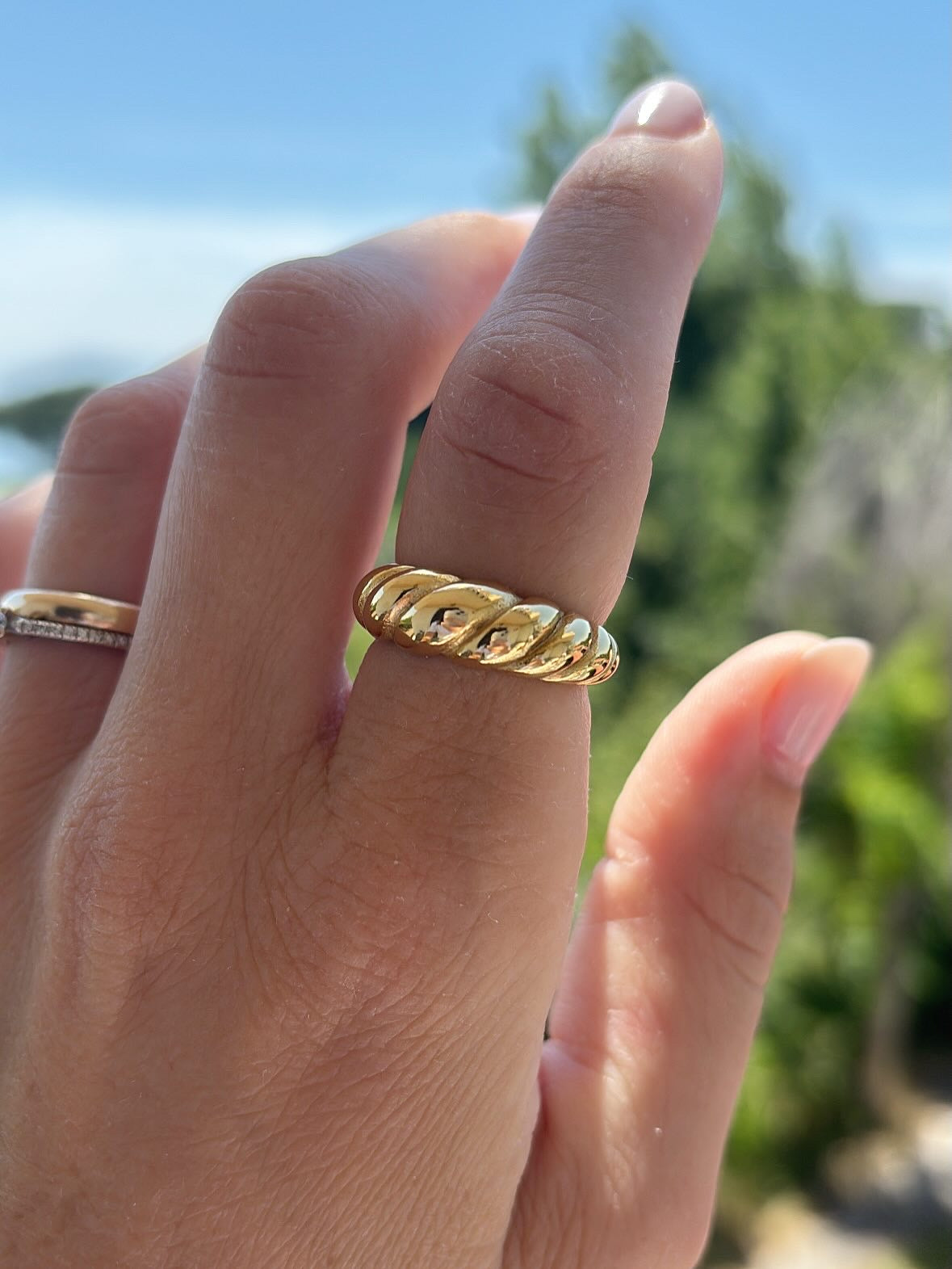 Anello treccia