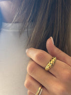 Anello treccia