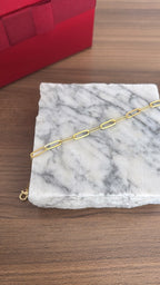 Bracciale maglia ovale