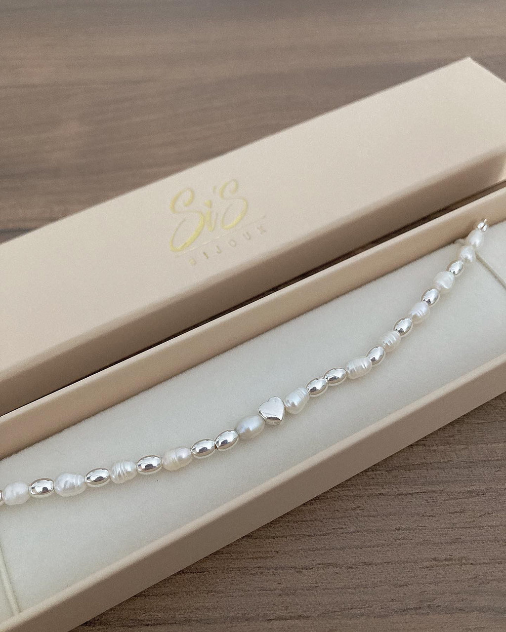 Bracciale la perla del cuore