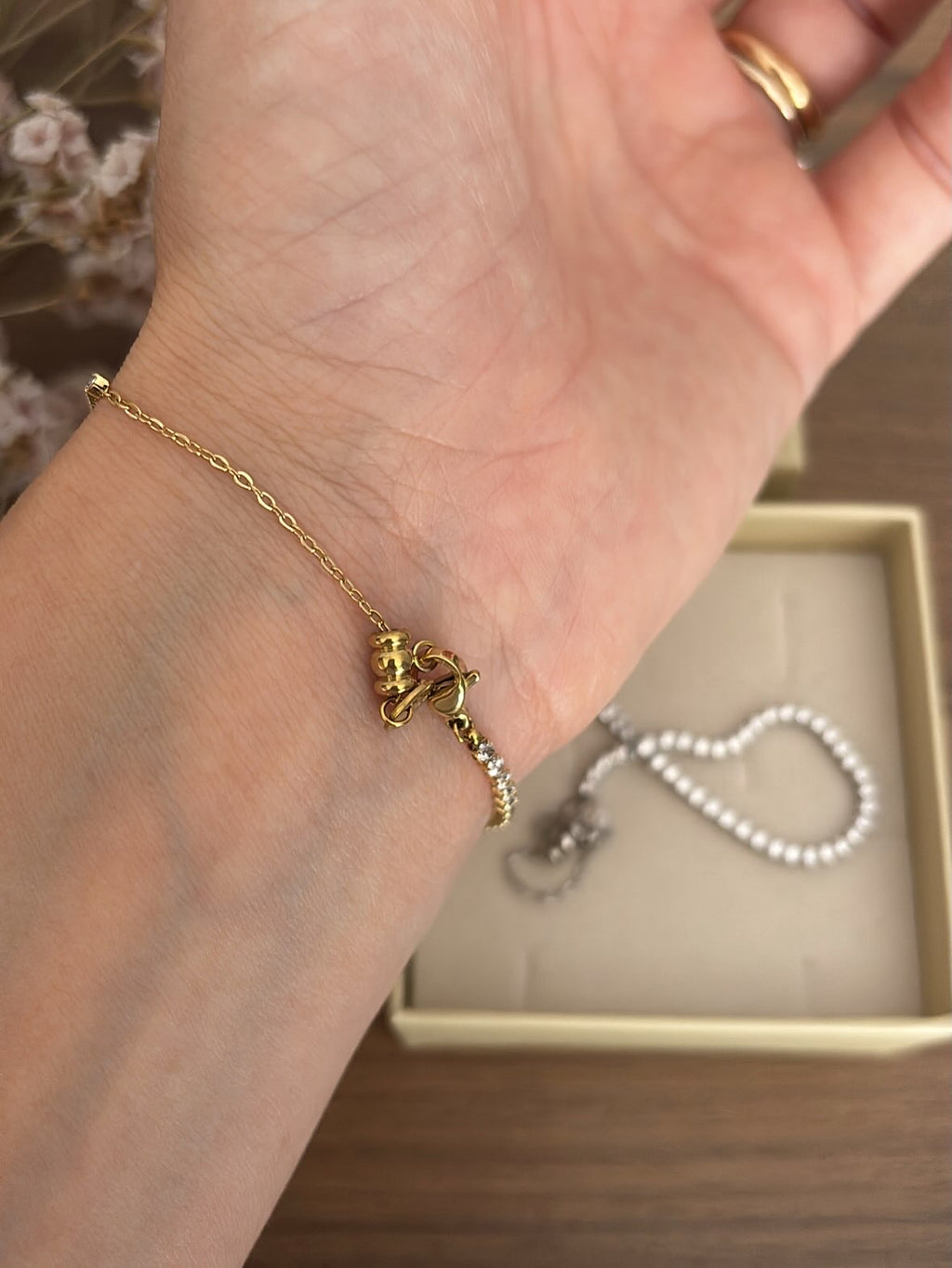 Bracciale tennis (acciaio)