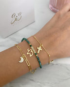 Bracciale croce con strass