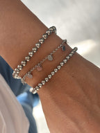 Bracciale sfere lisce