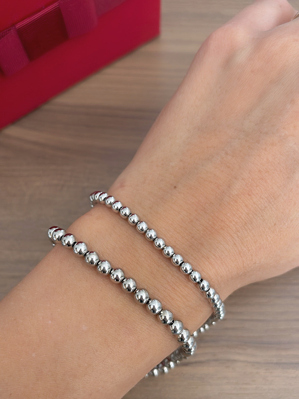 Bracciale sfere lisce