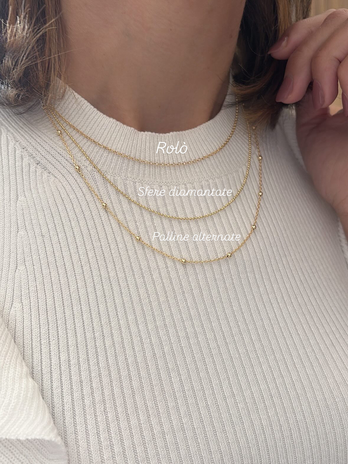 Collana cuore grande bombato