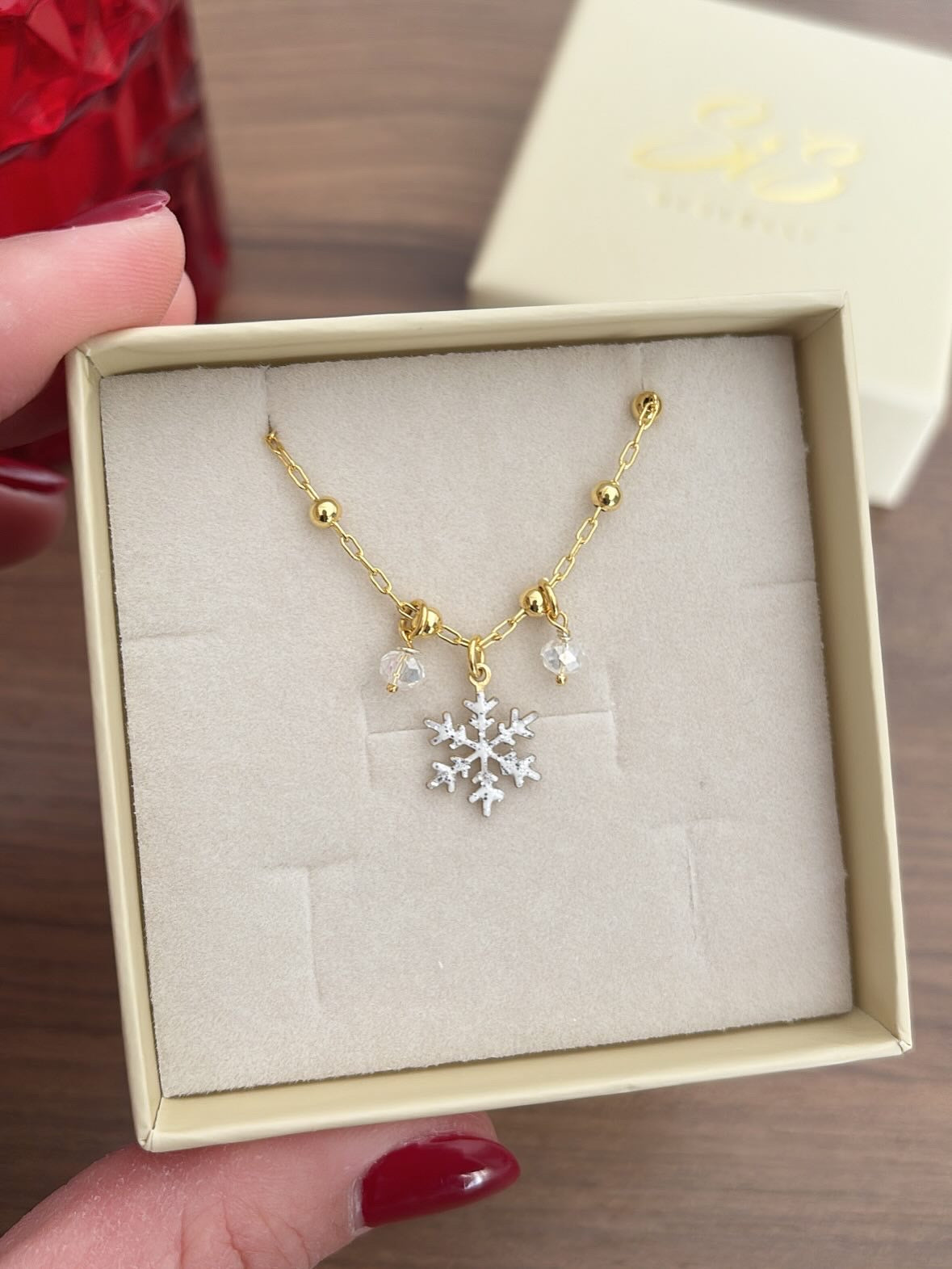 Collana cristalli di neve