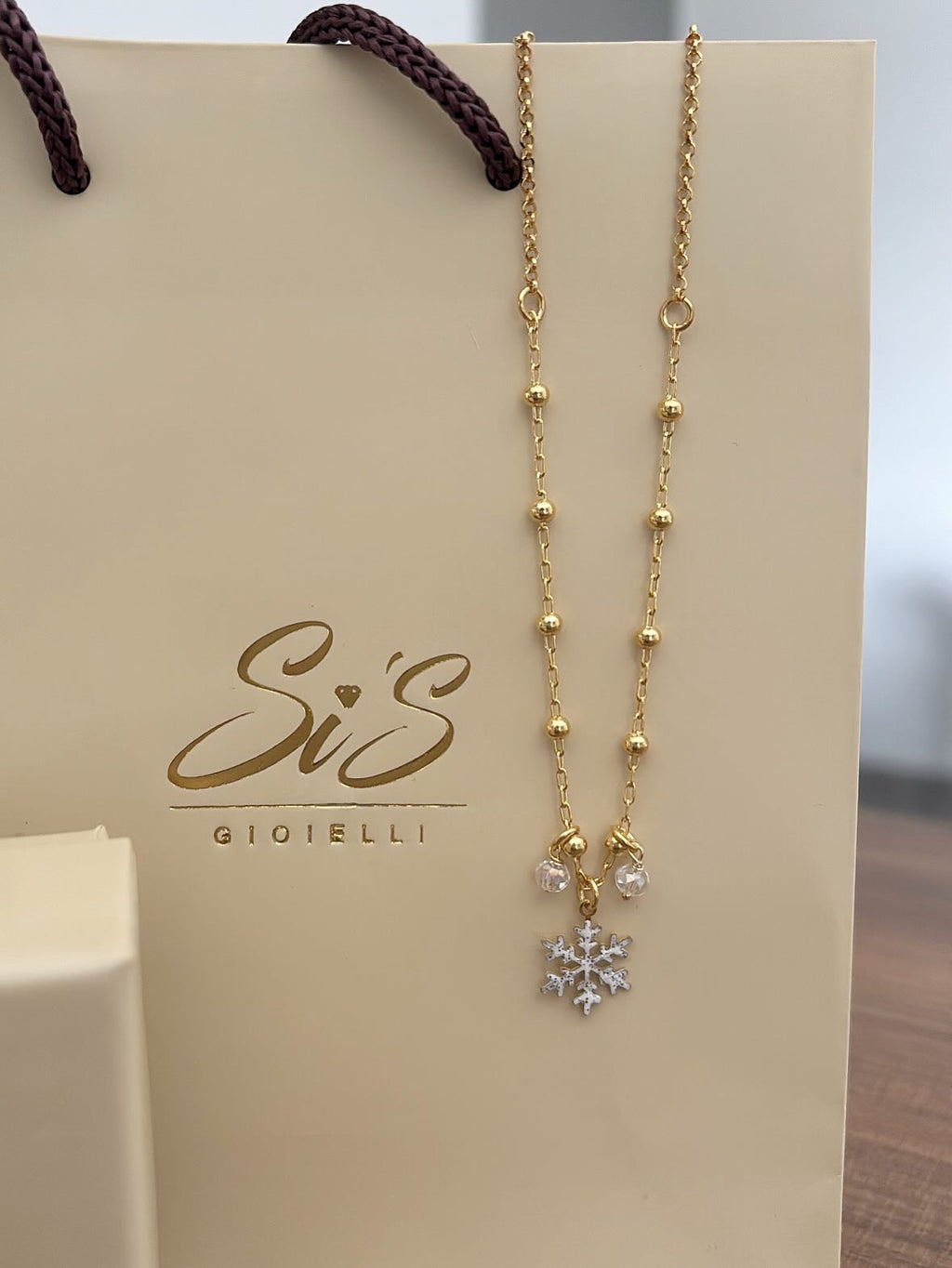 Collana cristalli di neve