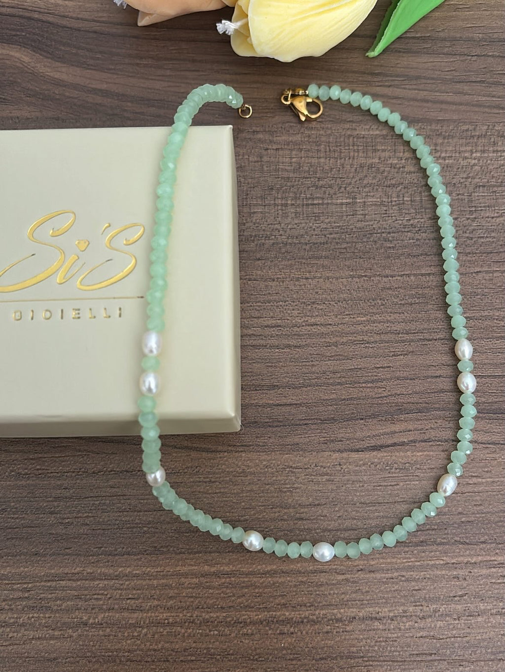 Collana il cristallo e la perla