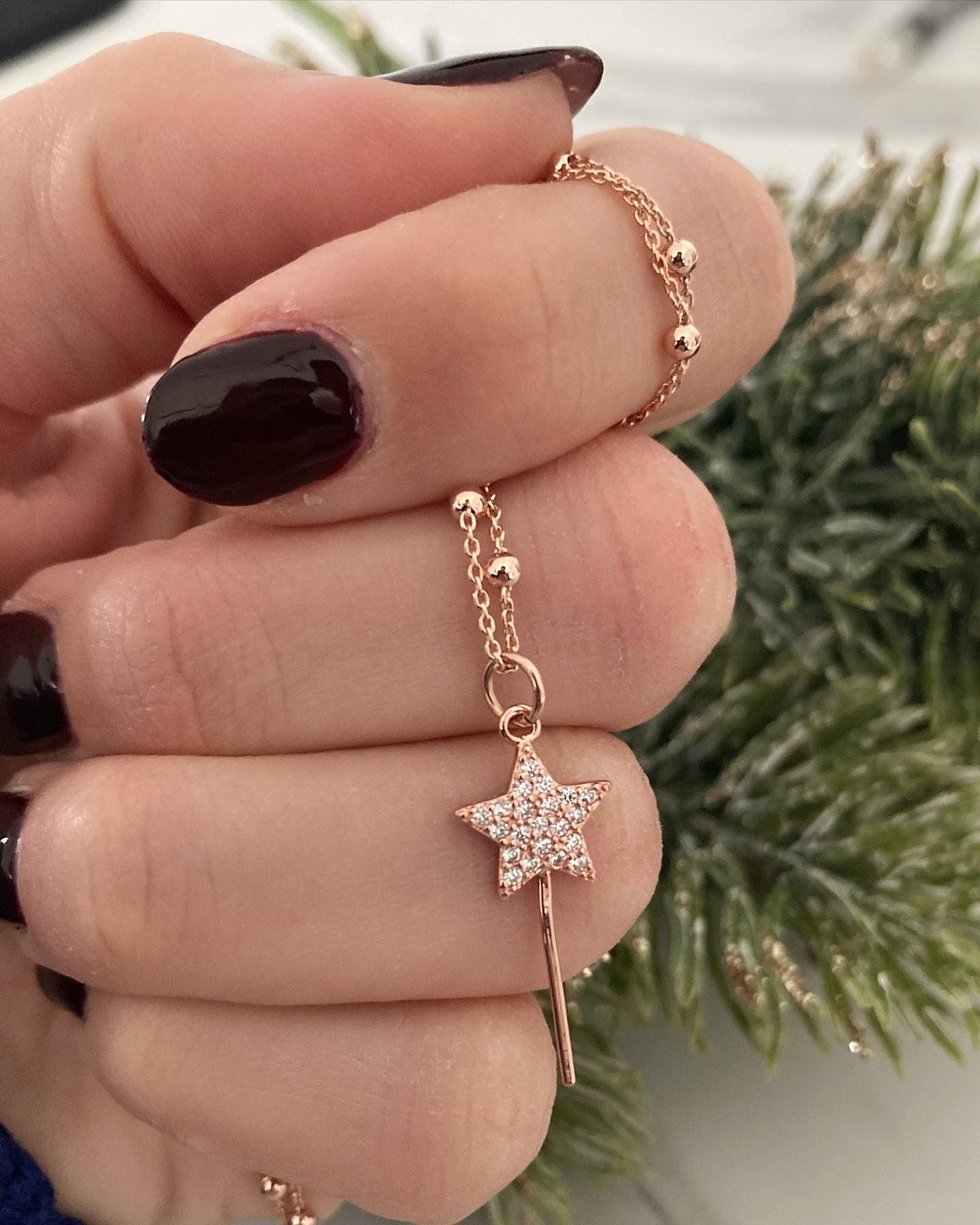 Collana bacchetta magica zirconta