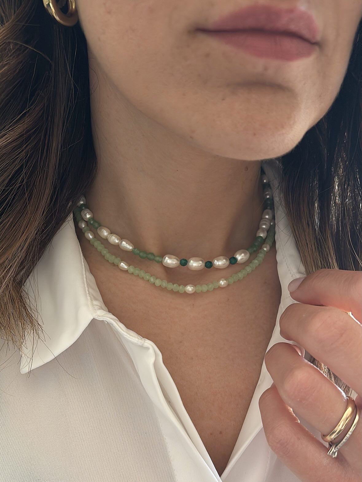 Collana il cristallo e la perla