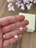 Collana stella grande bombata