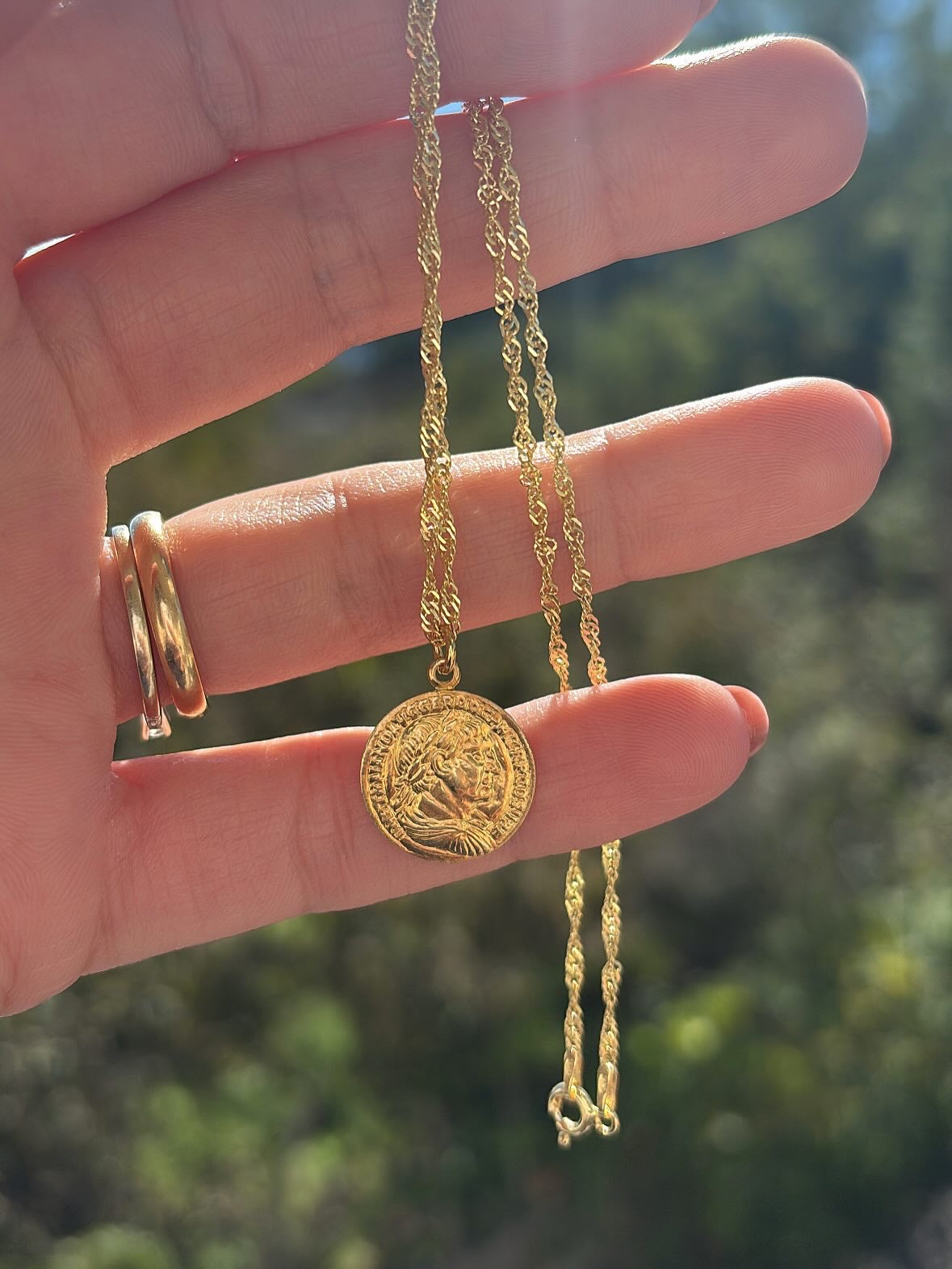 Collana moneta portafortuna