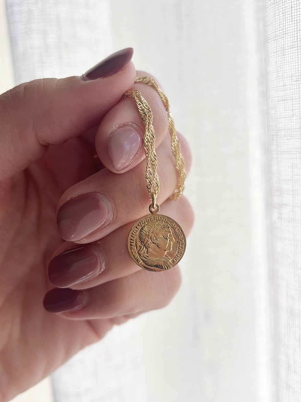 Collana moneta portafortuna