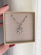 Collana fiocco di neve grande