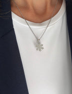 Collana fiocco di neve grande