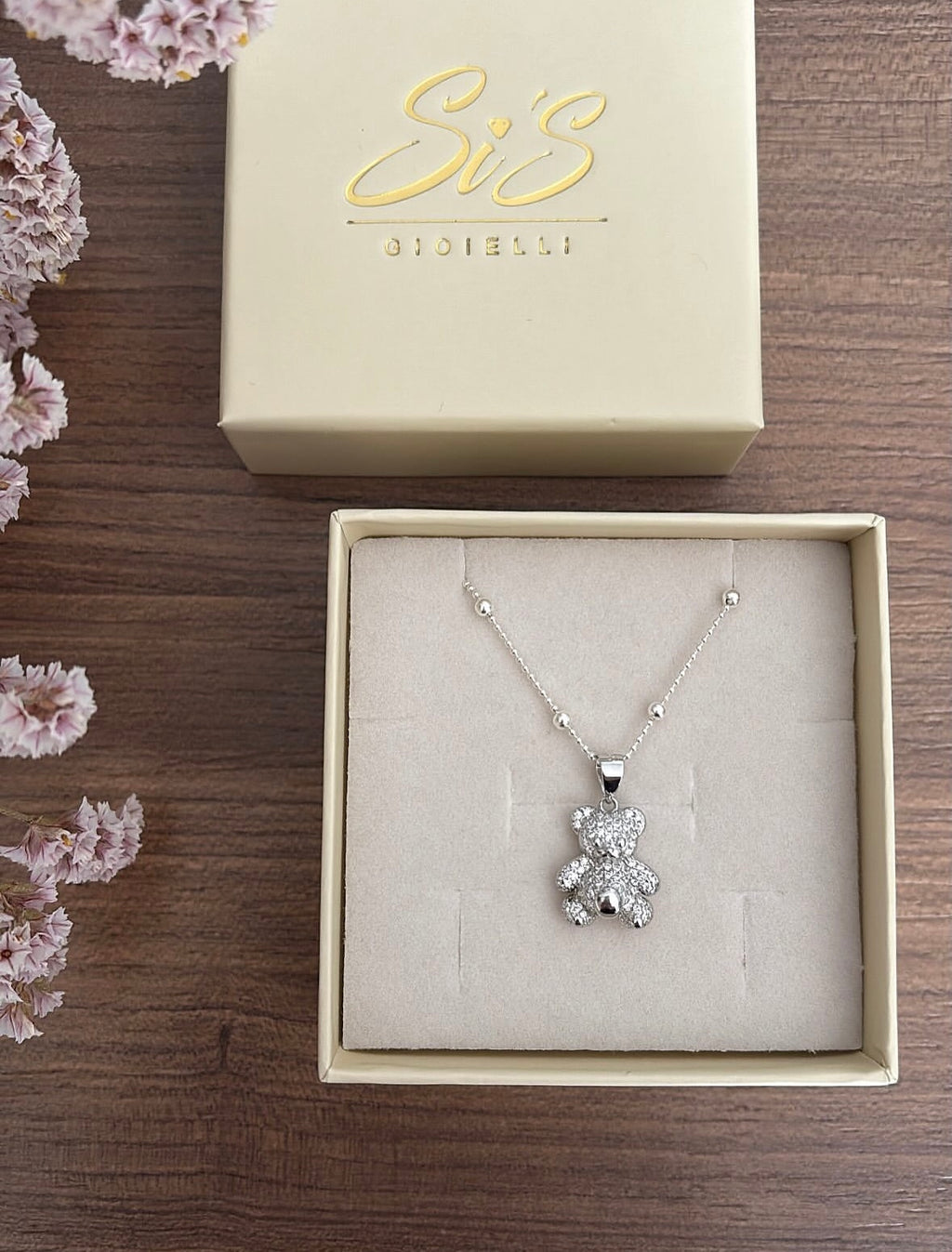 Collana orsacchiotto (silver)