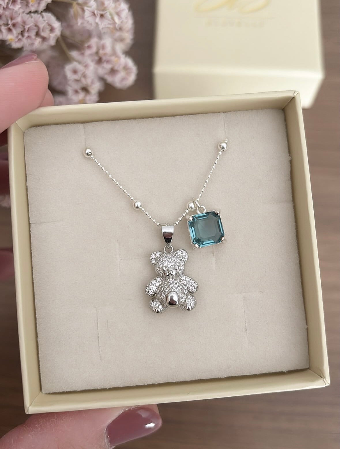 Collana orsacchiotto (silver)