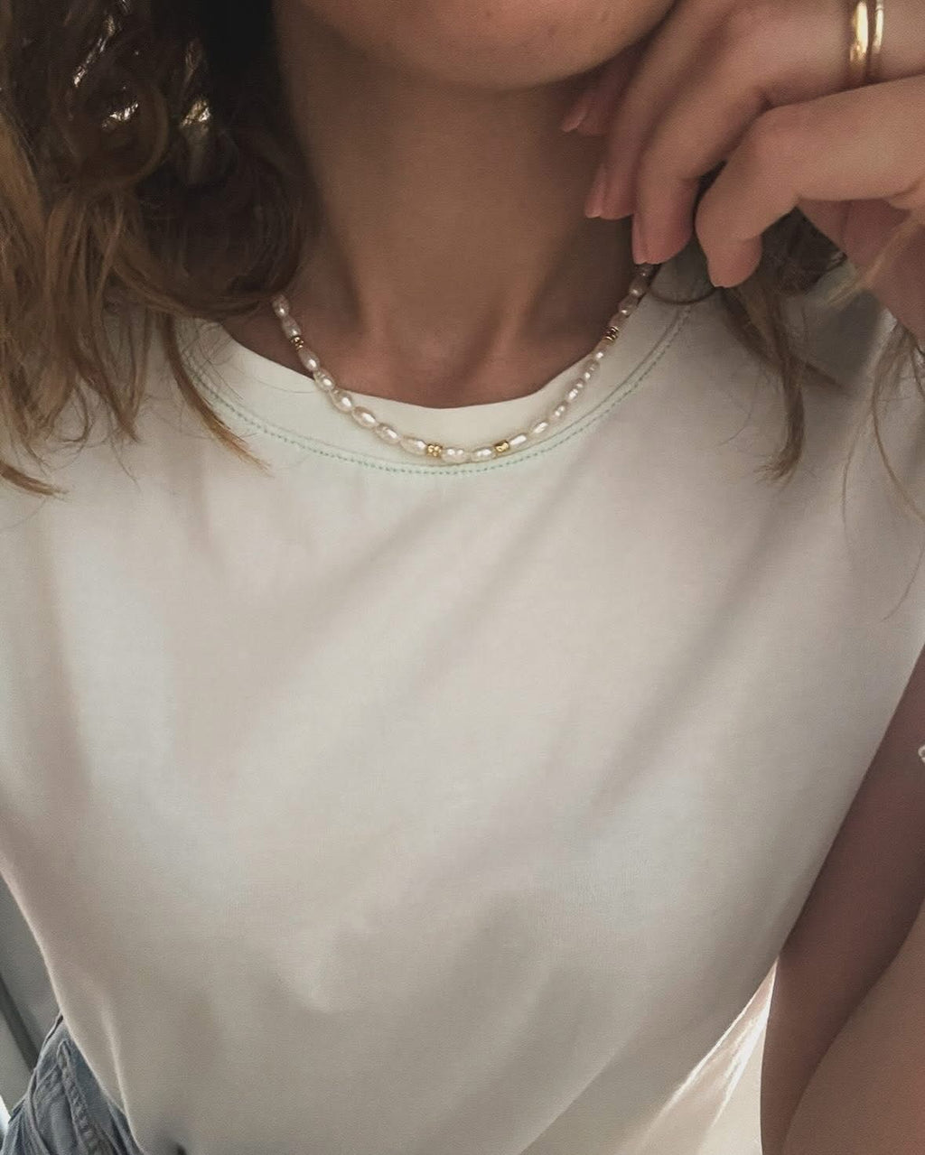 Collana perline barocche