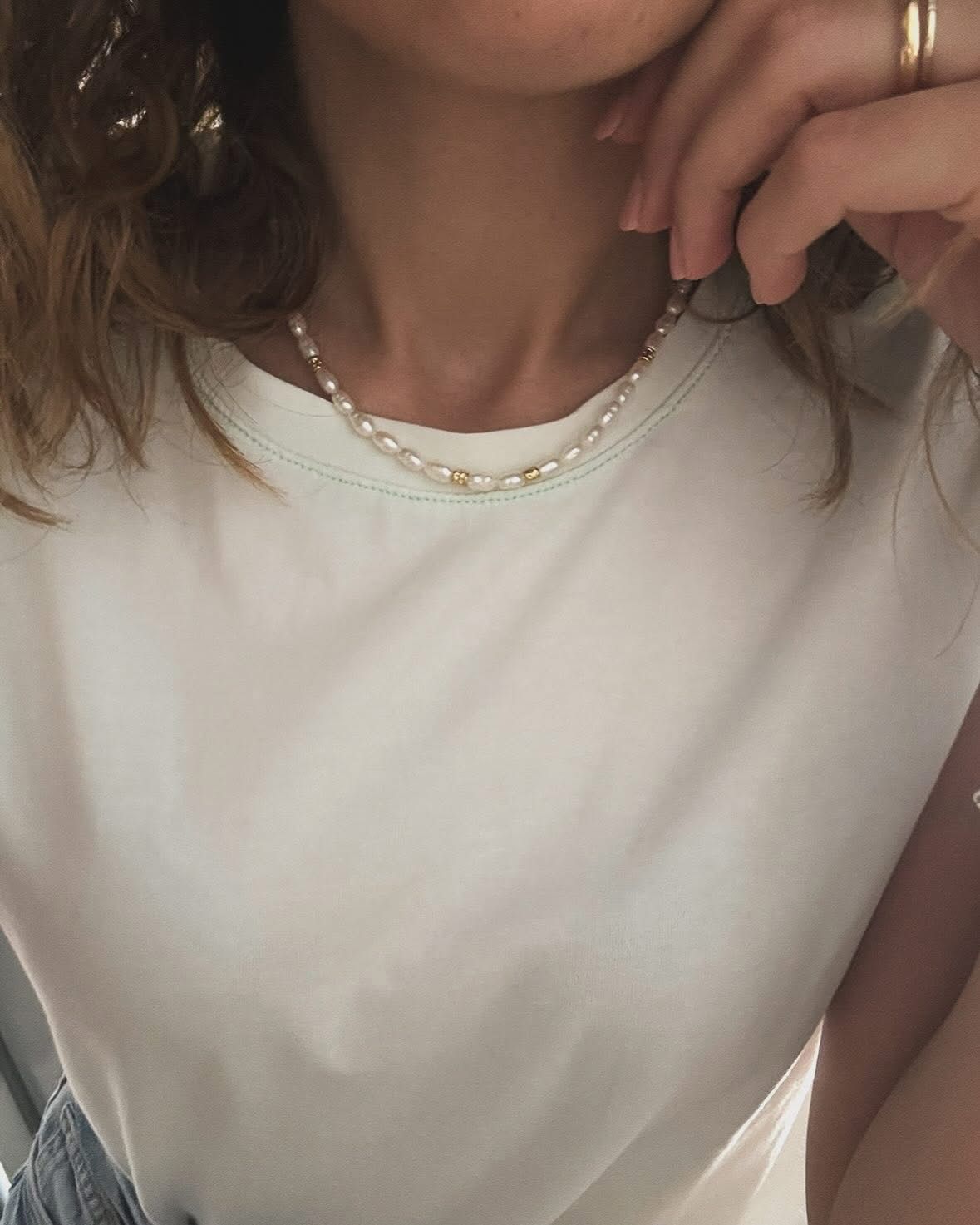 Collana perline barocche