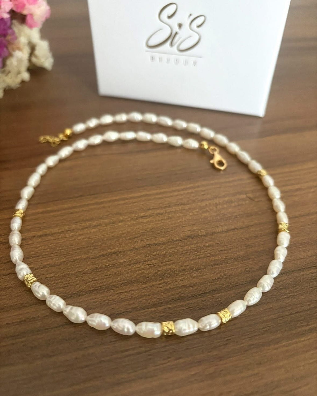 Collana perline barocche