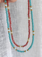 Collana sfumature di cristalli