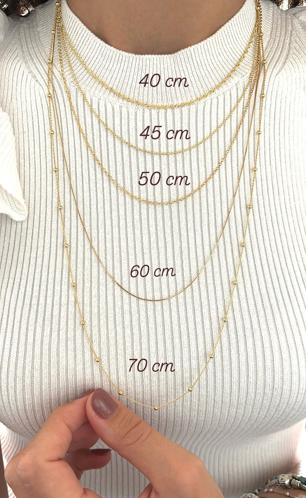 Collana stella bombata e stellina laterale