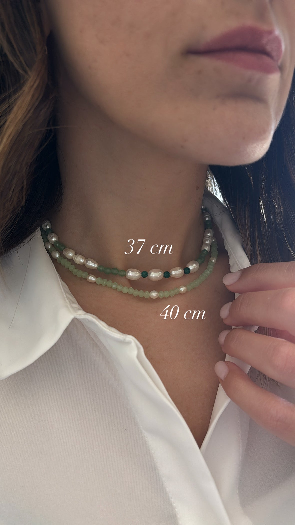 Collana il cristallo e la perla