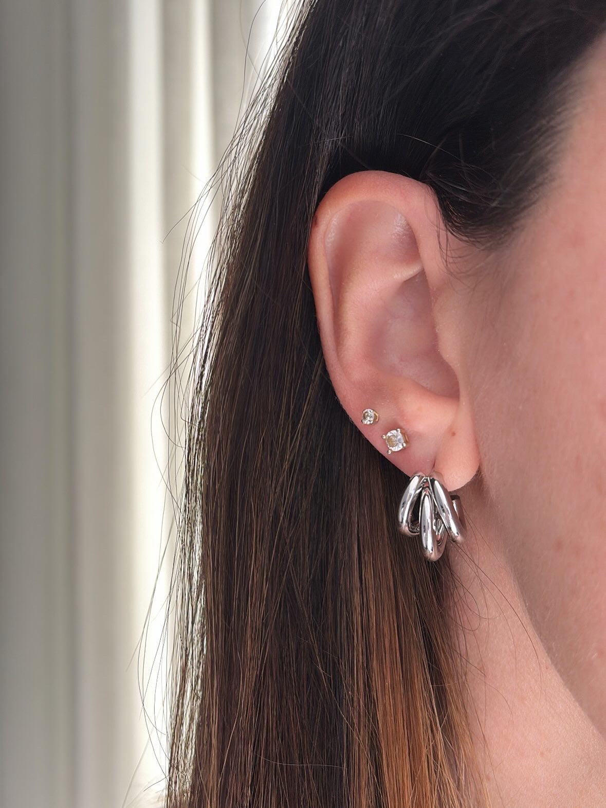 Orecchini tris di cerchi