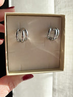 Orecchini tris di cerchi