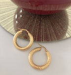 Orecchini cerchio tubolare