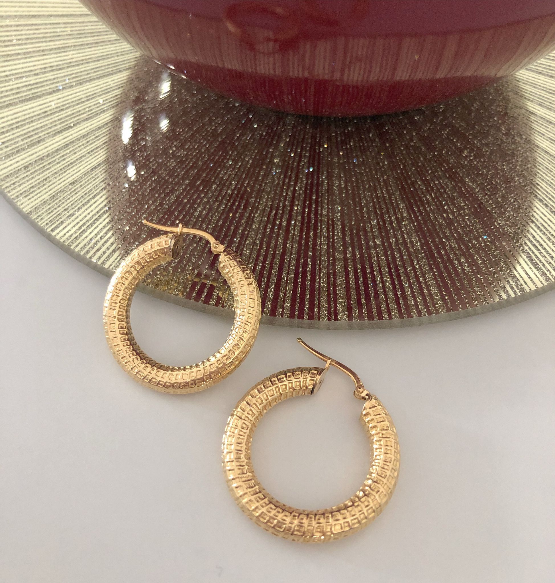 Orecchini cerchio tubolare