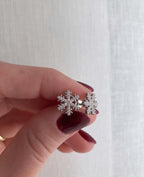 Orecchini a lobo fiocco di neve