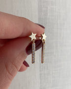 Orecchini stella cometa