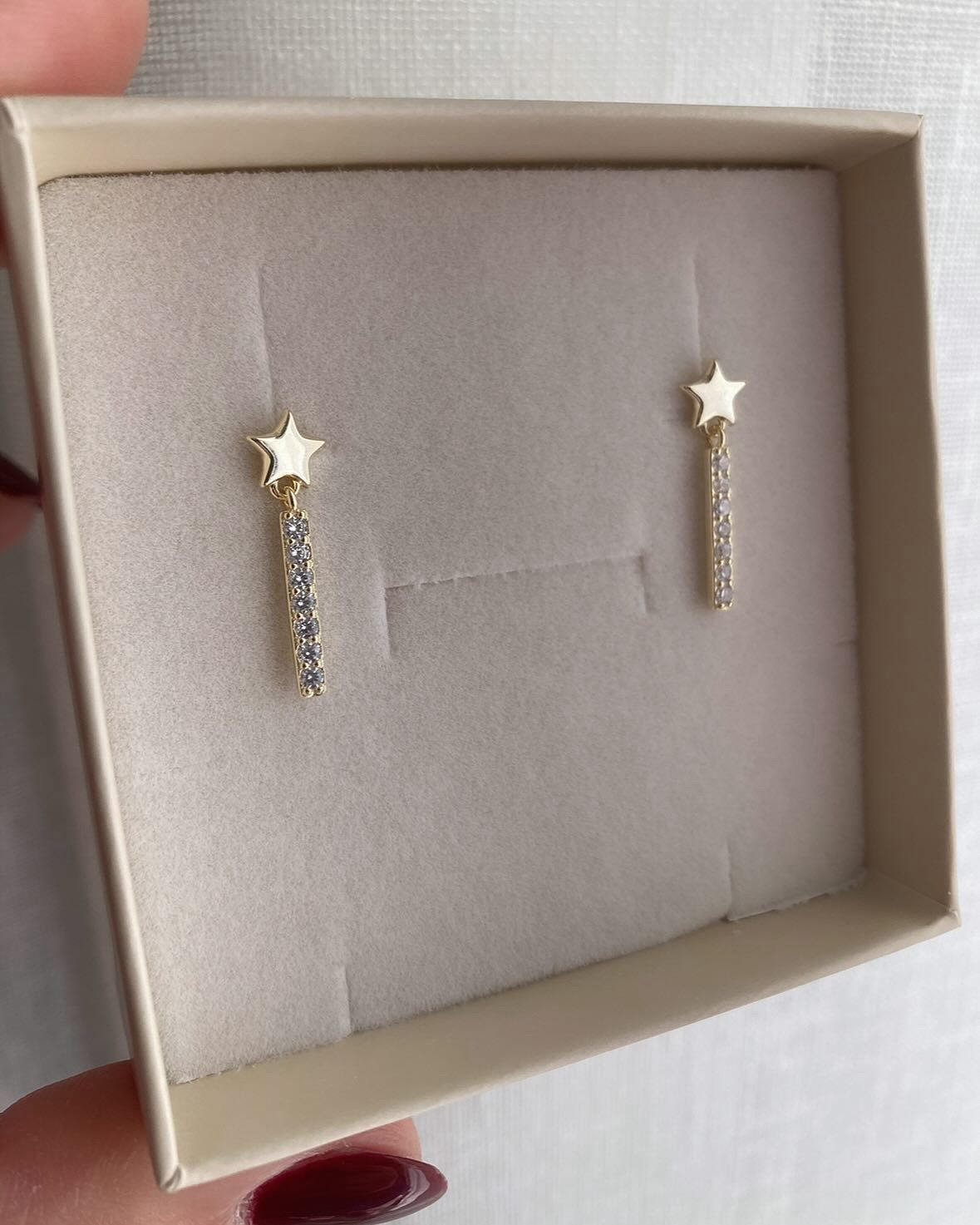 Orecchini stella cometa