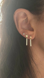 Orecchini stella cometa