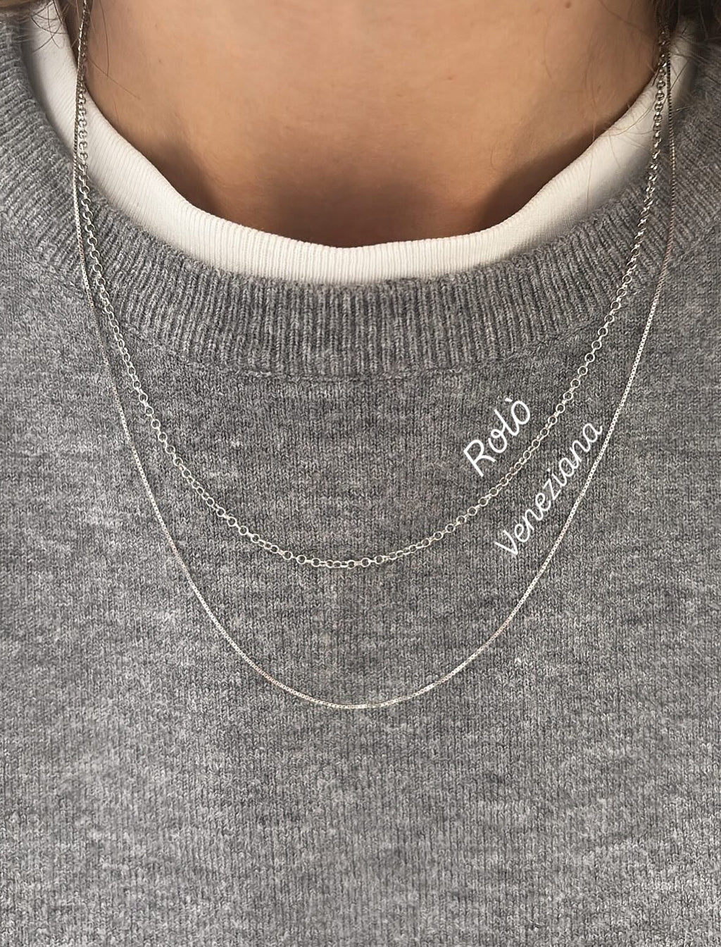 Collana stella grande bombata