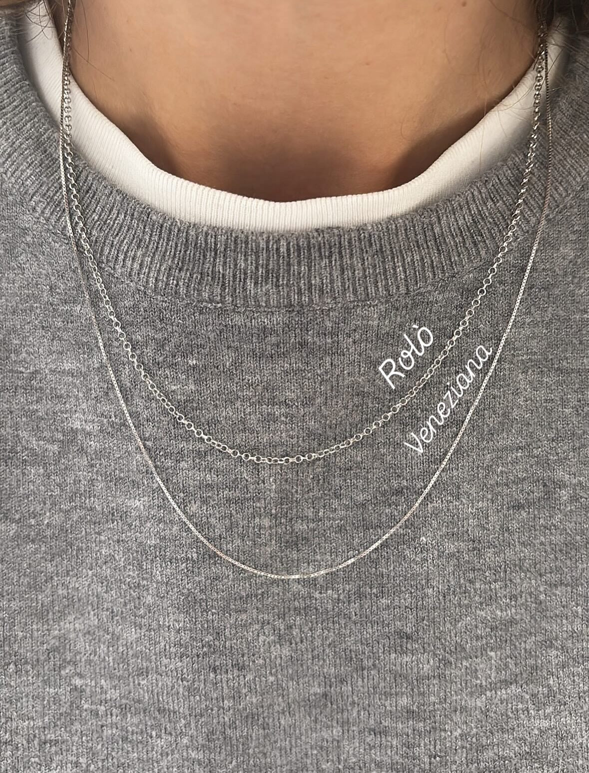 Collana stella grande bombata