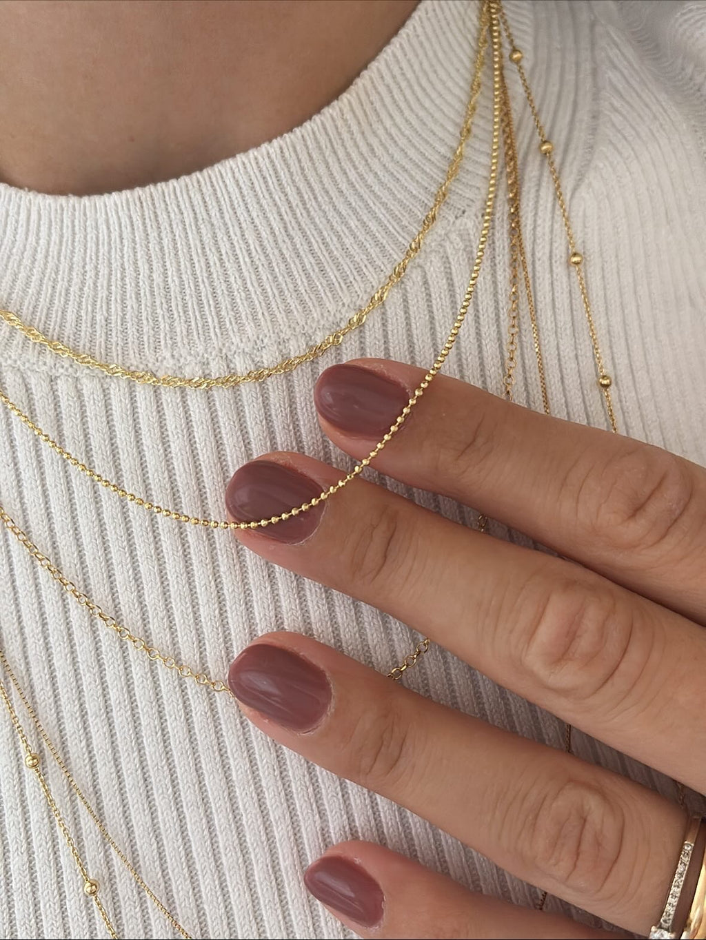 Catenina Sfere diamantate