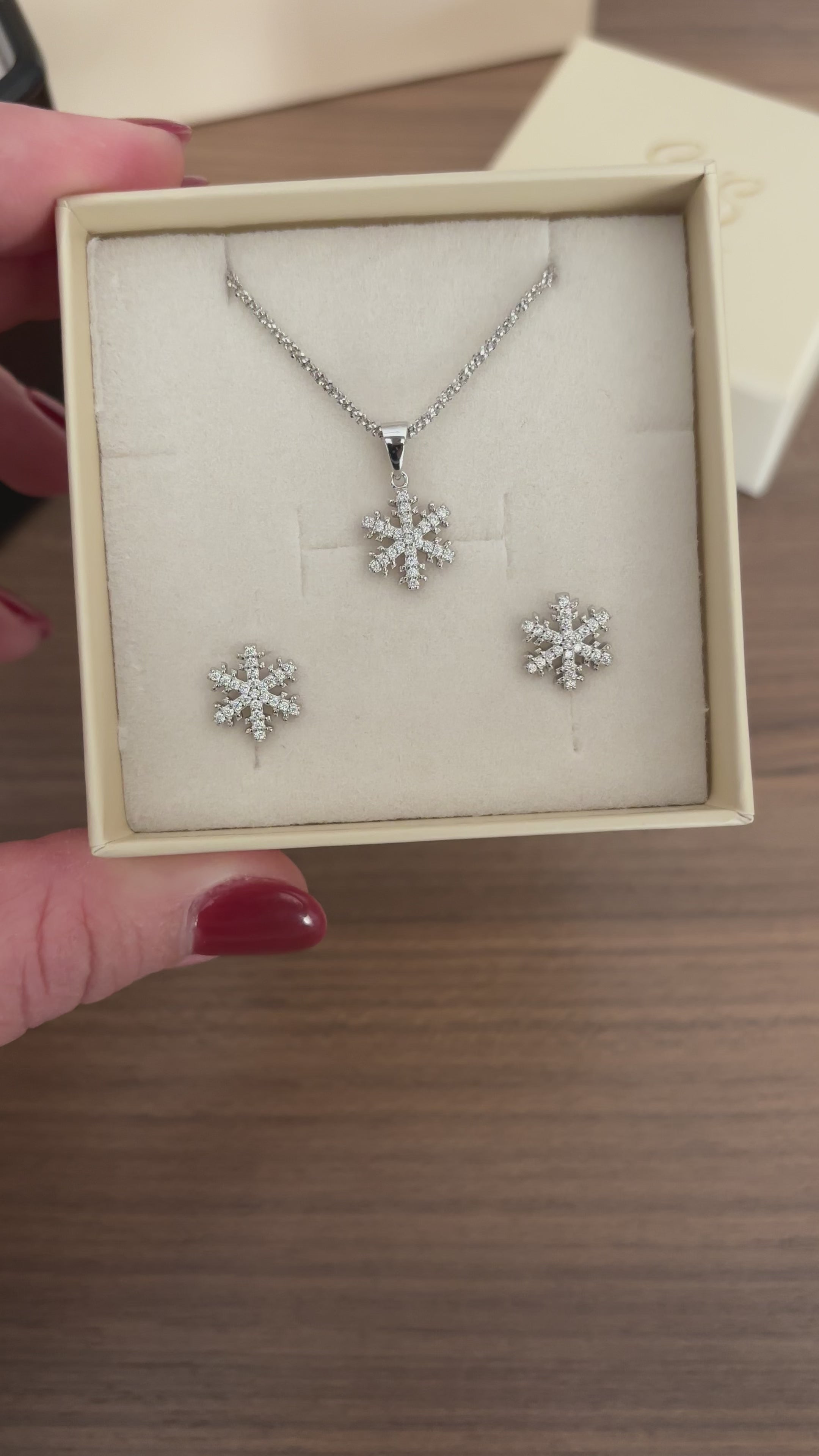 Collana fiocco di neve piccolo